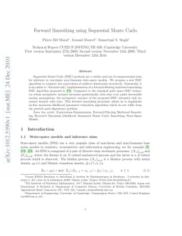 Forward Smoothing using Sequential Monte Carlo