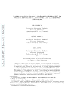 Statistical Multiresolution Dantzig Estimation in Imaging: Fundamental
  Concepts and Algorithmic Framework