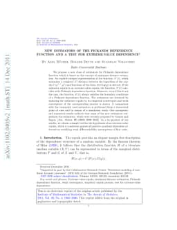 New estimators of the Pickands dependence function and a test for
  extreme-value dependence