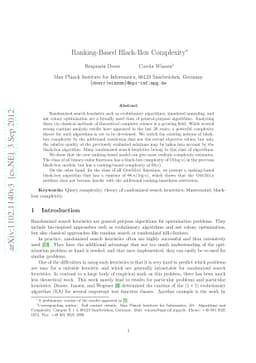 Ranking-Based Black-Box Complexity