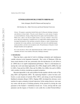 Generalized double Pareto shrinkage