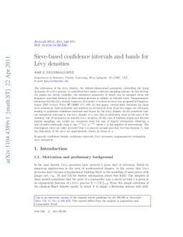 Sieve-based confidence intervals and bands for Lévy densities