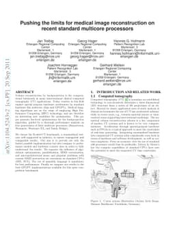 Pushing the limits for medical image reconstruction on recent standard
  multicore processors