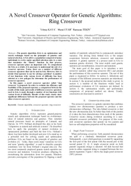 A Novel Crossover Operator for Genetic Algorithms: Ring Crossover