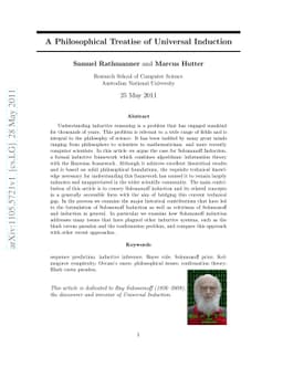 A Philosophical Treatise of Universal Induction