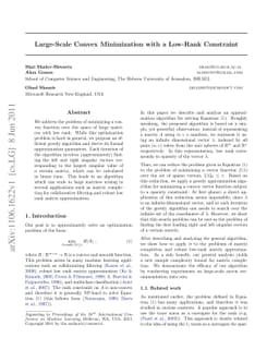 Large-Scale Convex Minimization with a Low-Rank Constraint