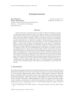 K-Implementation