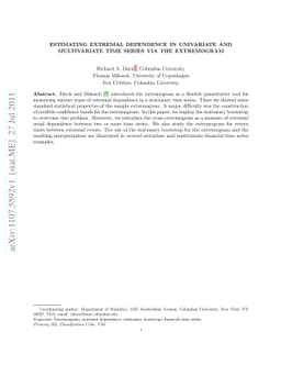 Estimating Extremal Dependence in Univariate and Multivariate Time
  Series via the Extremogram