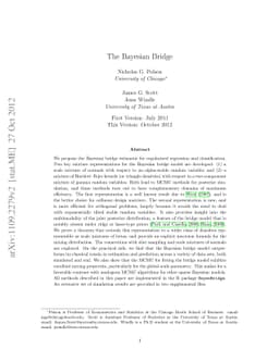 The Bayesian Bridge