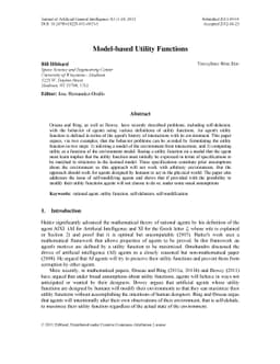 Model-based Utility Functions