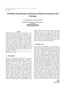 3D Model Retrieval Based on Semantic and Shape Indexes