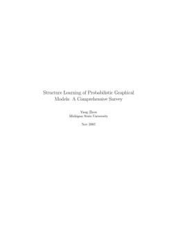 Structure Learning of Probabilistic Graphical Models: A Comprehensive
  Survey