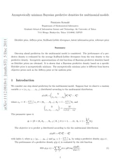 Asymptotically minimax Bayesian predictive densities for multinomial
  models