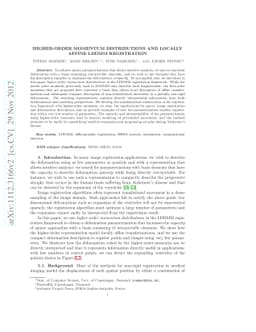 Higher-Order Momentum Distributions and Locally Affine LDDMM
  Registration