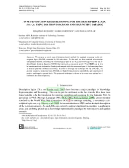 Type-elimination-based reasoning for the description logic SHIQbs using
  decision diagrams and disjunctive datalog