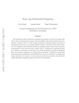 Stone Age Distributed Computing