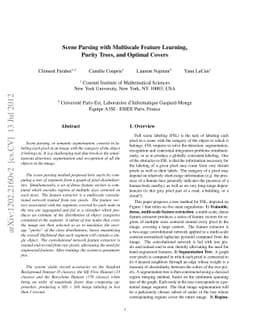 Scene Parsing with Multiscale Feature Learning, Purity Trees, and
  Optimal Covers