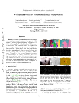 Generalized Boundaries from Multiple Image Interpretations