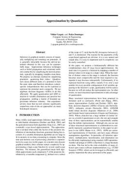 Approximation by Quantization