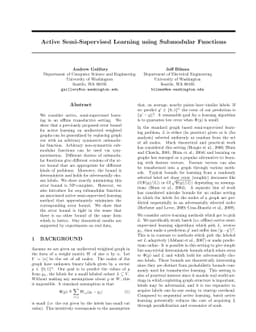 Active Semi-Supervised Learning using Submodular Functions