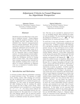 Adjustment Criteria in Causal Diagrams: An Algorithmic Perspective