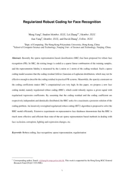 Regularized Robust Coding for Face Recognition