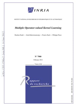 Multiple Operator-valued Kernel Learning