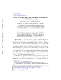 Rates of contraction for posterior distributions in
  $\bolds{L^r}$-metrics, $\bolds{1\le r\le\infty}$