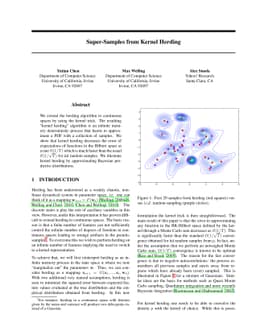 Super-Samples from Kernel Herding