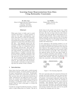 Learning Game Representations from Data Using Rationality Constraints