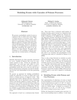 Modeling Events with Cascades of Poisson Processes
