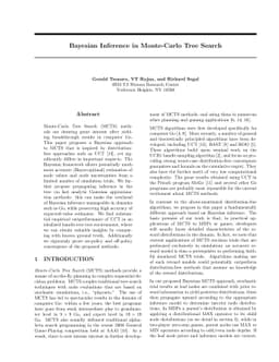 Bayesian Inference in Monte-Carlo Tree Search