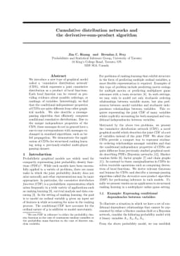 Cumulative distribution networks and the derivative-sum-product
  algorithm