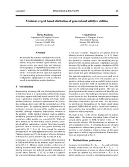 Minimax regret based elicitation of generalized additive utilities