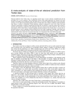 A meta-analysis of state-of-the-art electoral prediction from Twitter
  data