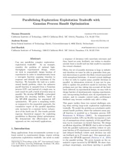 Parallelizing Exploration-Exploitation Tradeoffs with Gaussian Process
  Bandit Optimization