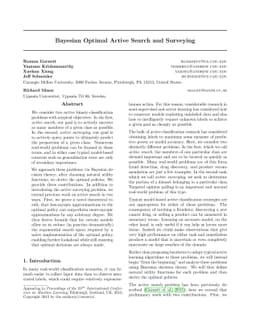 Bayesian Optimal Active Search and Surveying