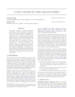 A Convex Relaxation for Weakly Supervised Classifiers