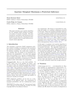 Anytime Marginal MAP Inference