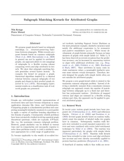 Subgraph Matching Kernels for Attributed Graphs