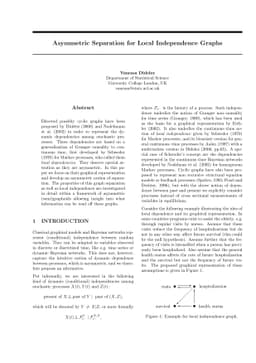 Asymmetric separation for local independence graphs