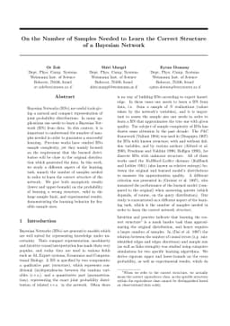 On the Number of Samples Needed to Learn the Correct Structure of a
  Bayesian Network
