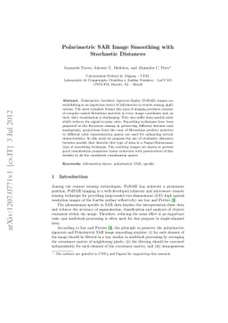 Polarimetric SAR Image Smoothing with Stochastic Distances