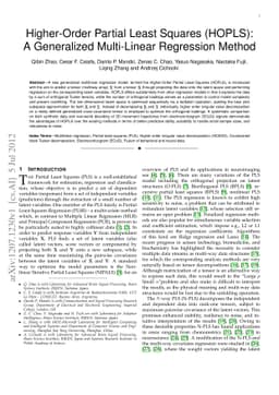 Higher-Order Partial Least Squares (HOPLS): A Generalized Multi-Linear
  Regression Method