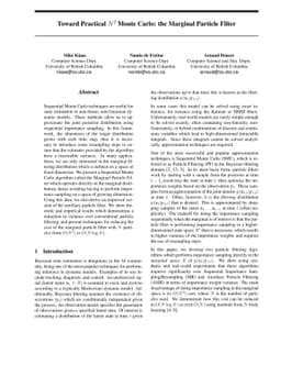 Toward Practical N2 Monte Carlo: the Marginal Particle Filter