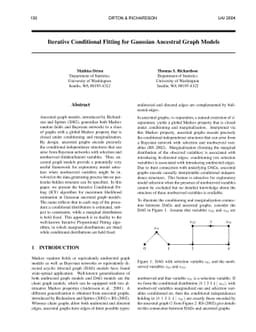 Iterative Conditional Fitting for Gaussian Ancestral Graph Models