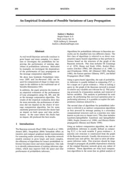 An Empirical Evaluation of Possible Variations of Lazy Propagation