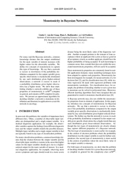 Monotonicity in Bayesian Networks