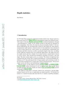 Depth statistics