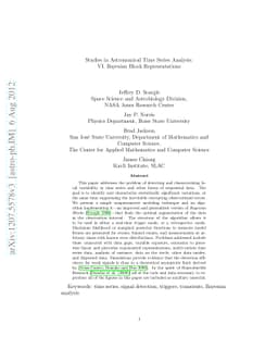 Studies in Astronomical Time Series Analysis. VI. Bayesian Block
  Representations